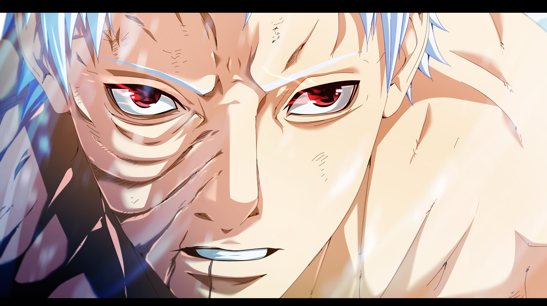 Kagune (Tokyo Ghoul) Images. red eyes Images. white hair Images. 