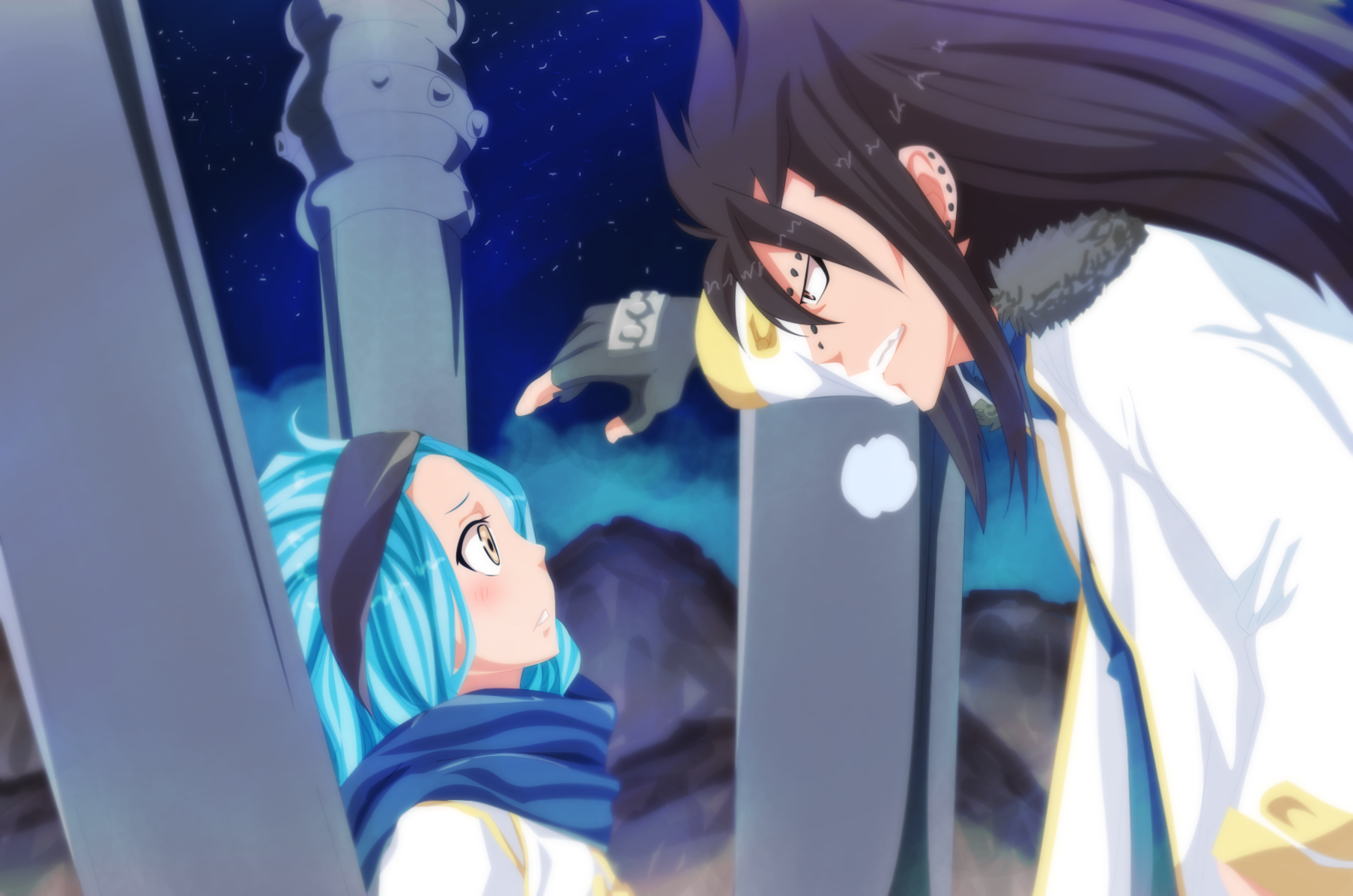 Levy McGarden Gajeel Redfox Anime Fairy Tail Image