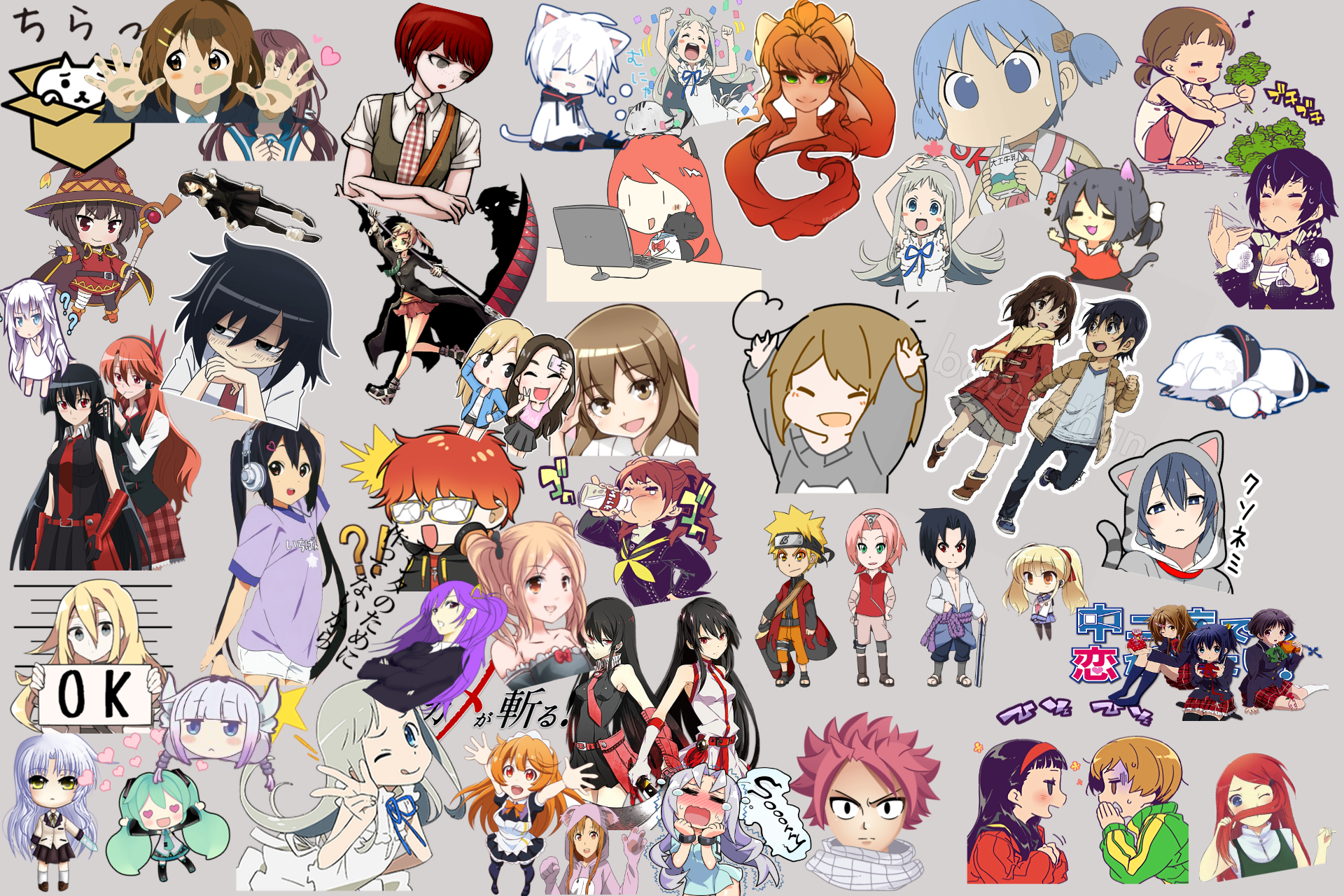  Anime Stickerbomb