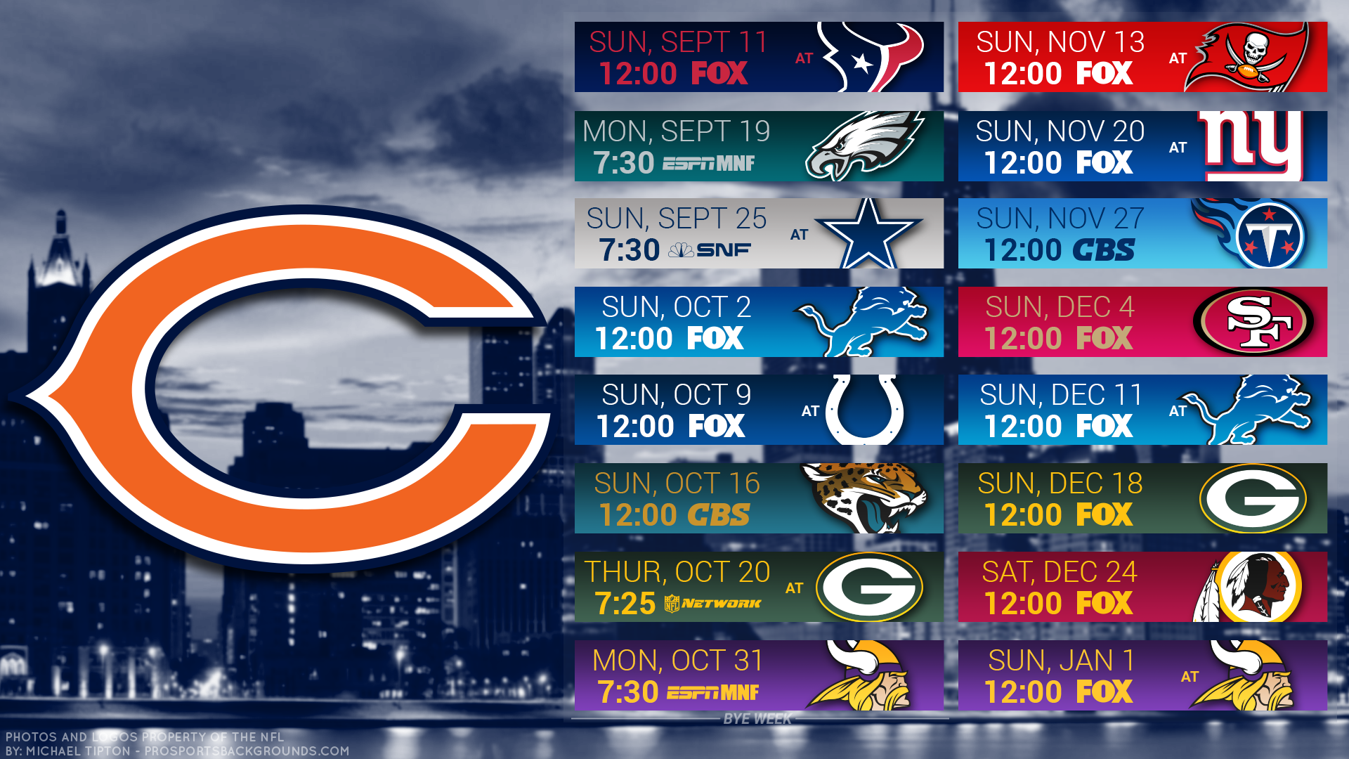 Chicago Bears Wallpaper - Wallpaper Sun