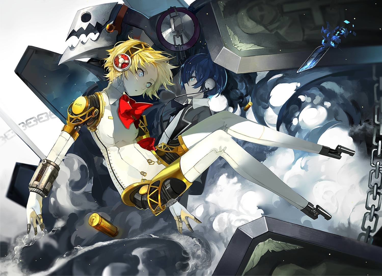Download Makoto Yuki Aigis (Persona) Video Game Persona 3 Image