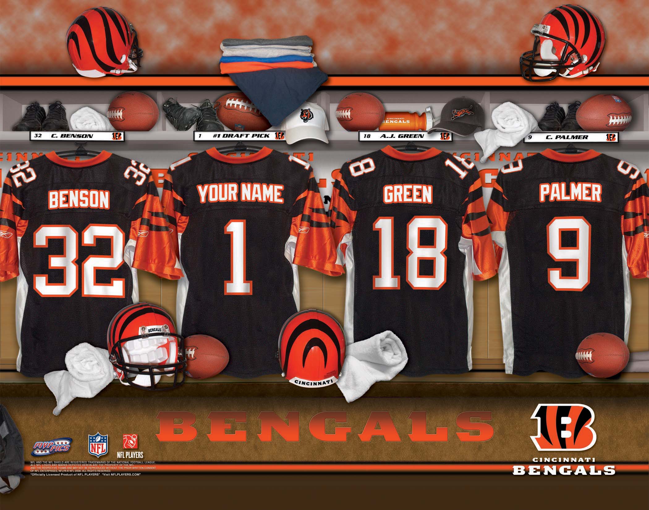 bengals home shirt