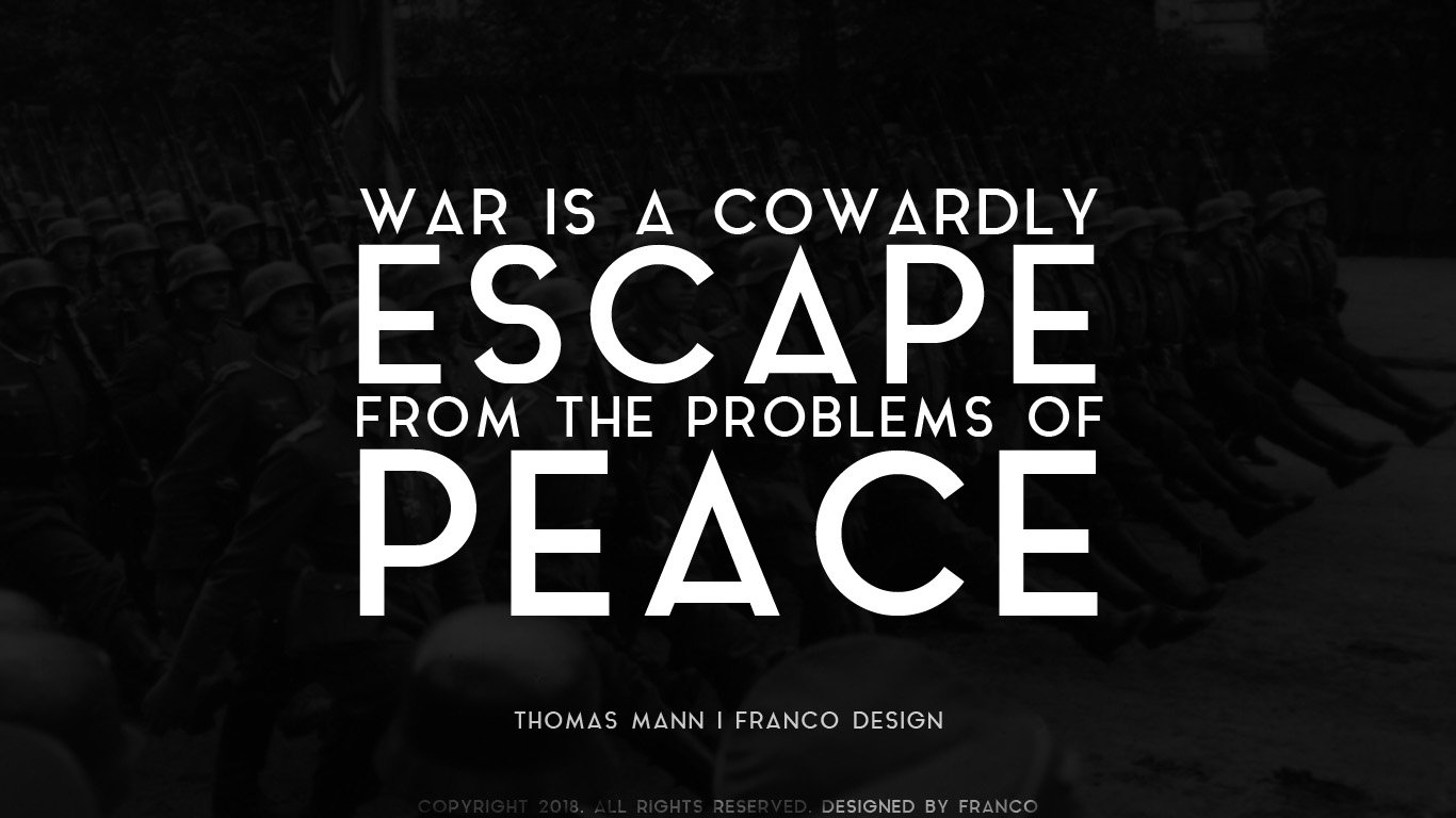 peace war Misc quote Image