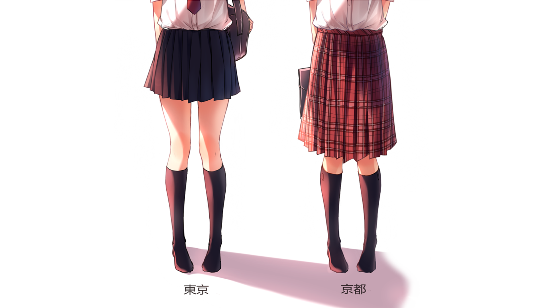 school uniform skirt Anime Original Image