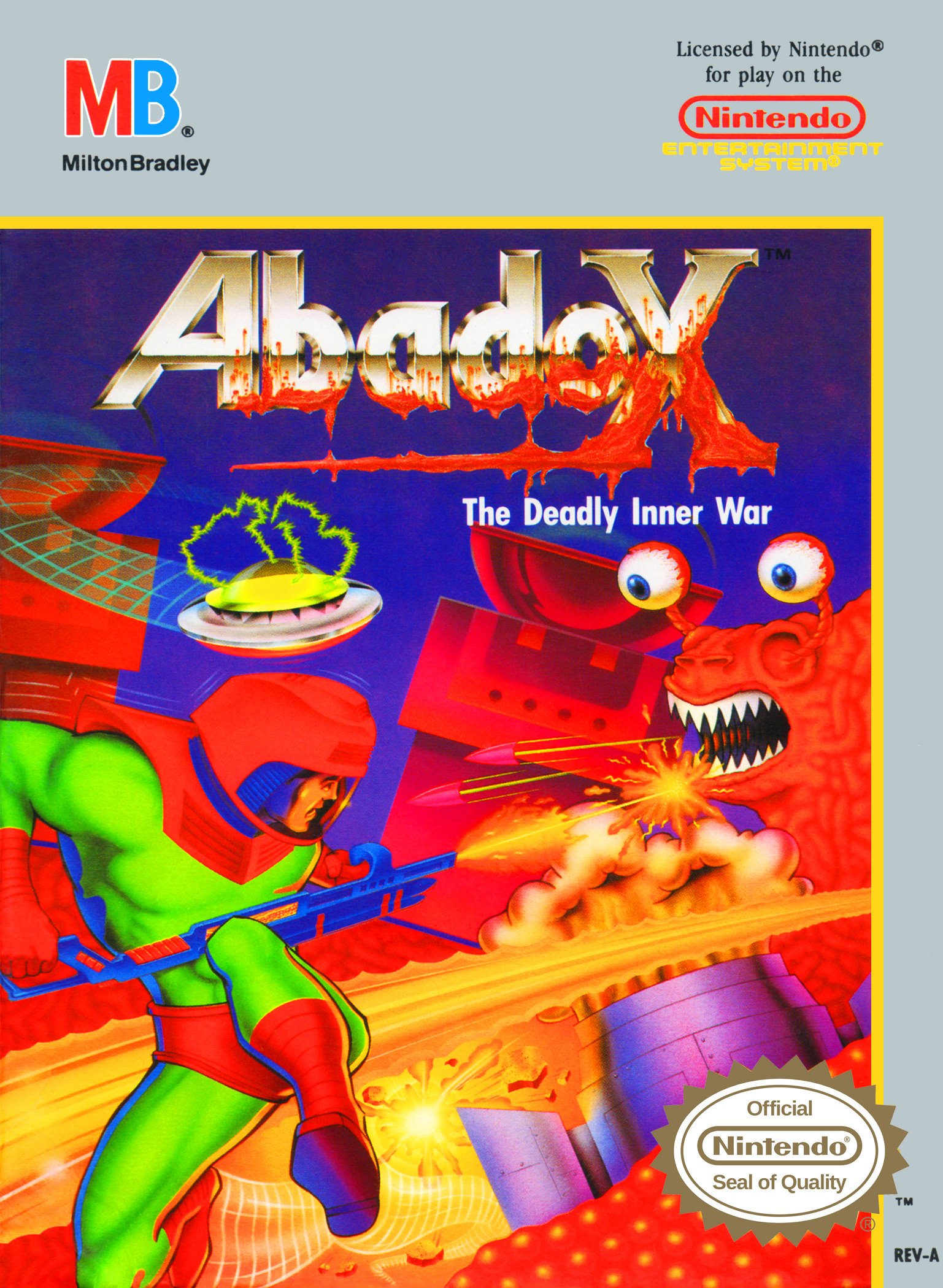 Abadox The Deadly Inner War Video Game Box Art ID 201981 Image Abyss