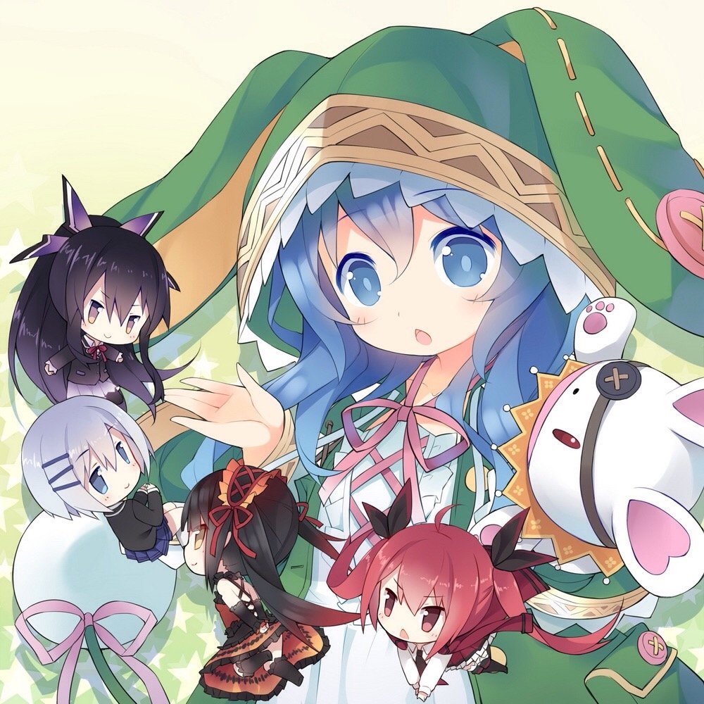 Yoshino (Date A Live) Tohka Yatogami Kurumi Tokisaki Origami Tobiichi Kotori Itsuka Anime Date A Live Image