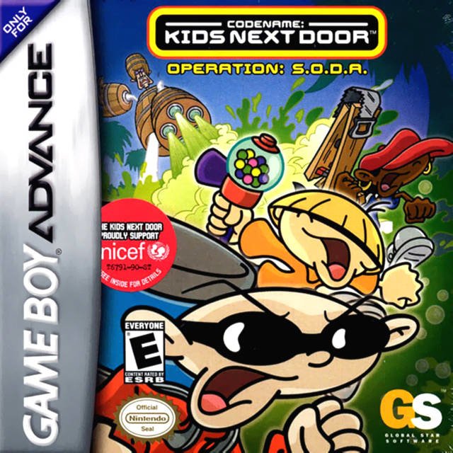 Codename Kids Next Door Operation Soda Video Game Box Art Id