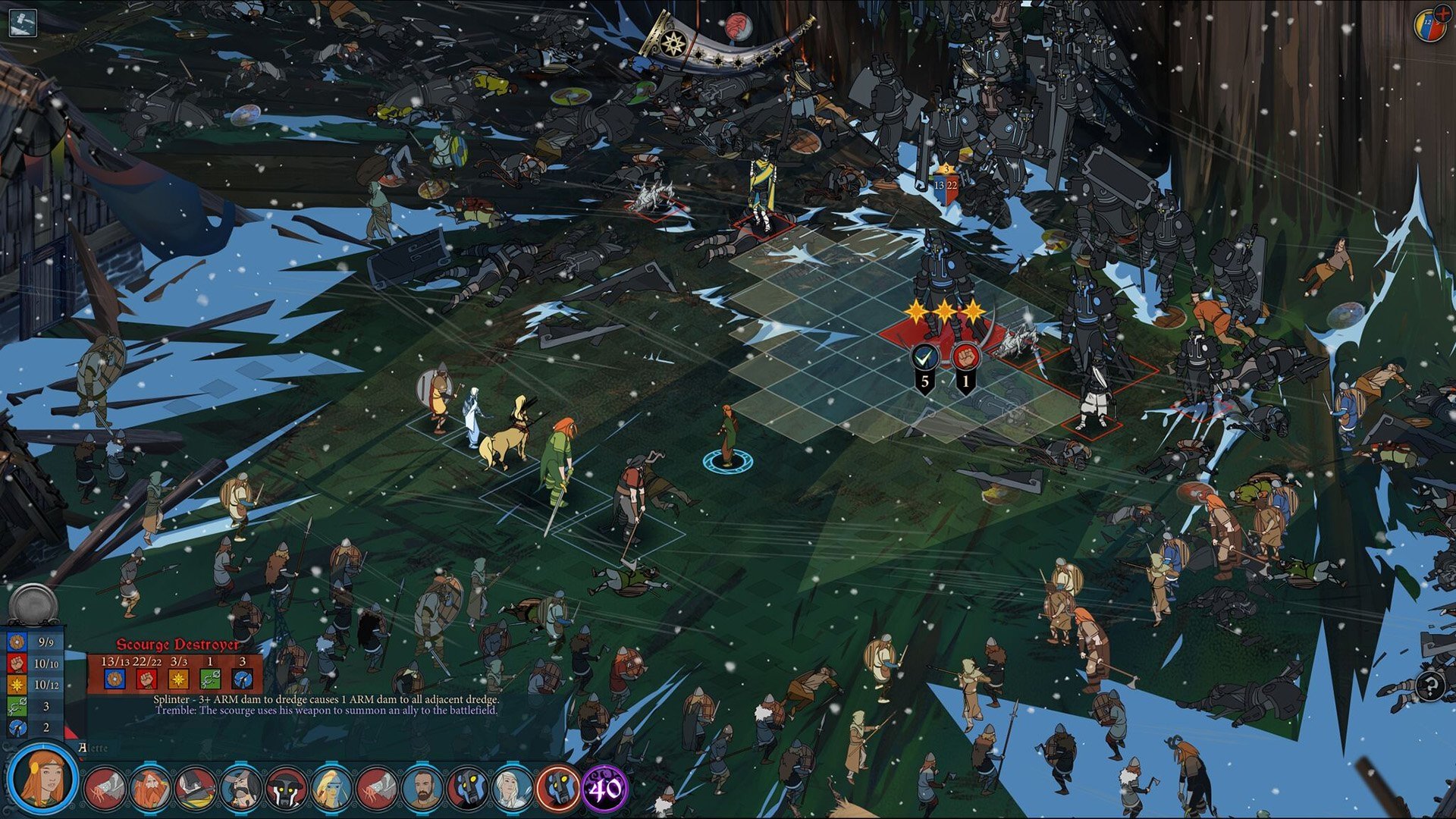 video game The Banner Saga 3 fantasy strategy game Turn-Based Image