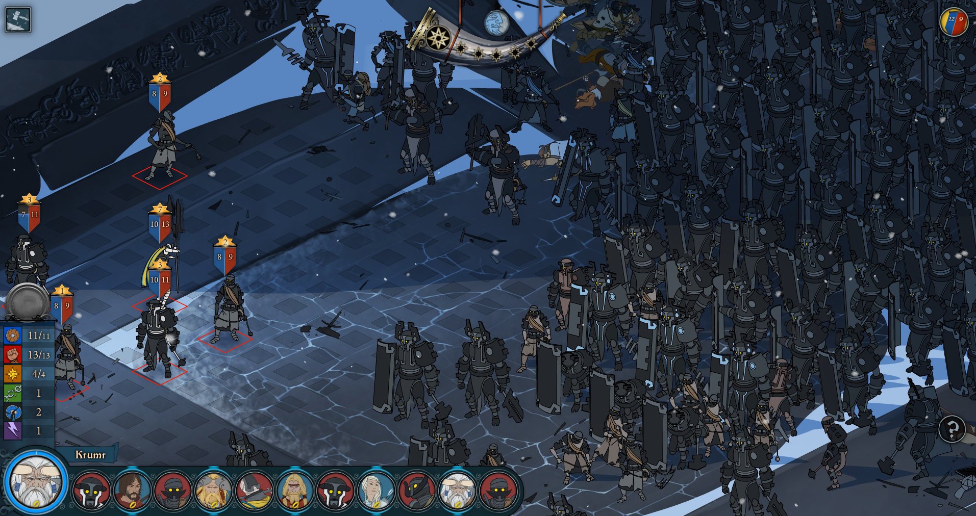 video game The Banner Saga 3 battle strategy game fantasy Image