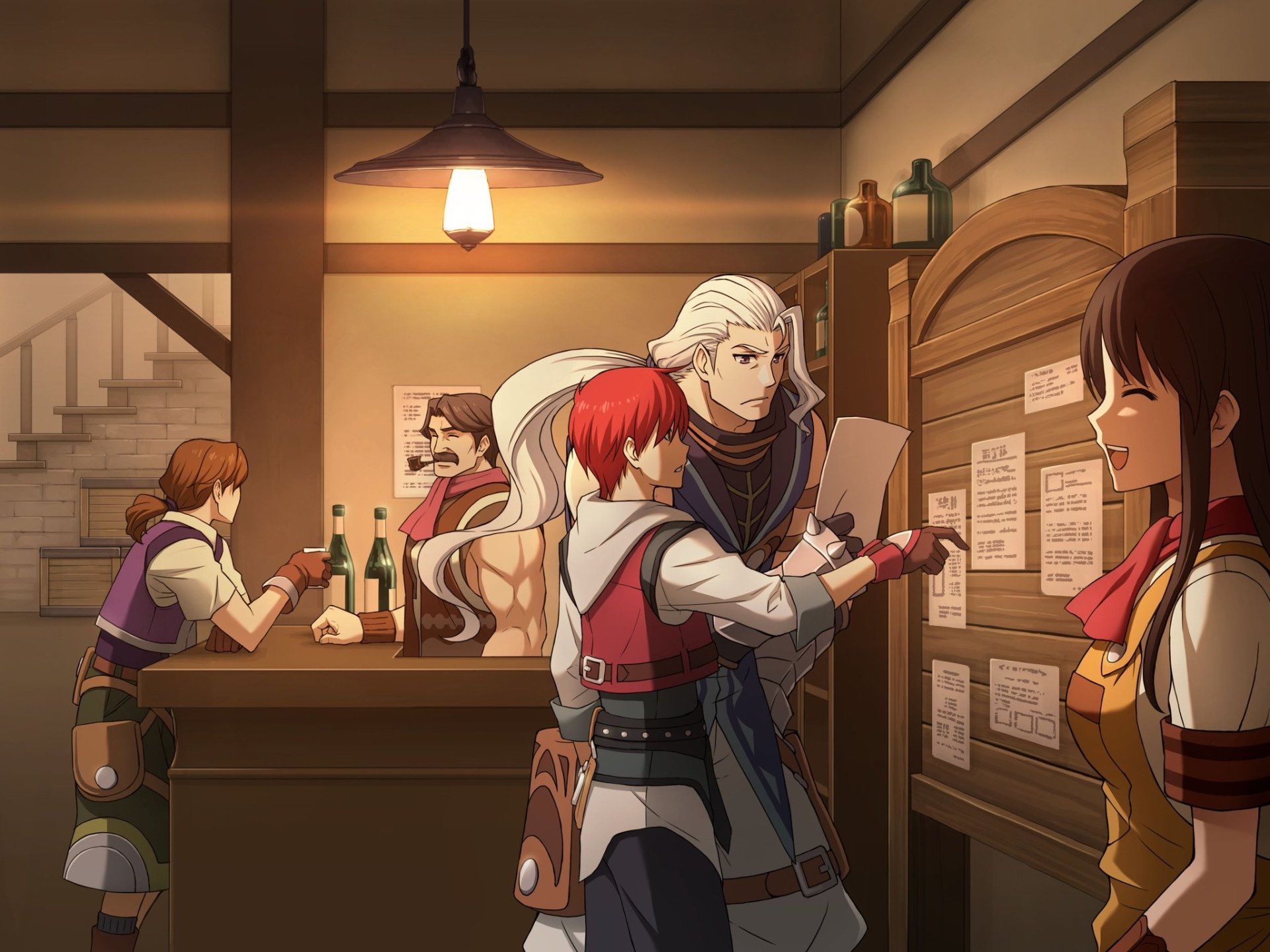 video game Ys: Memories of Celceta Anime pub fantasy fantasy anime Image