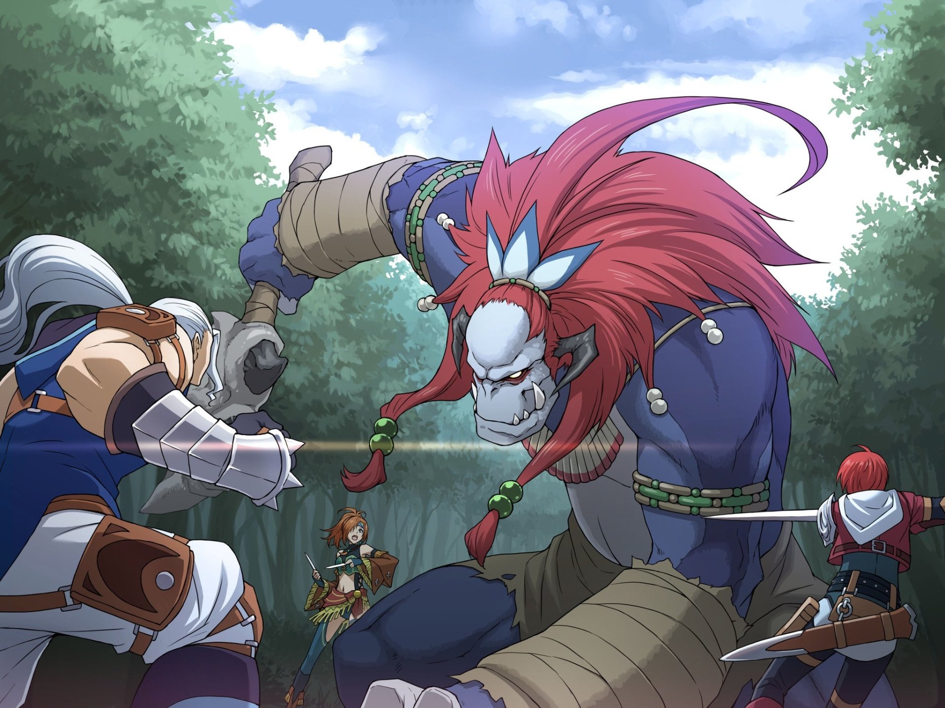 video game Ys: Memories of Celceta fantasy battle Anime fantasy anime Image