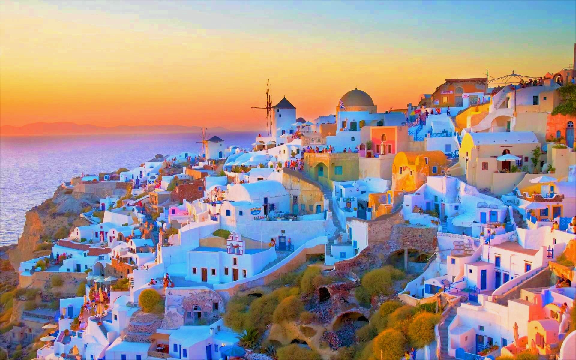 Santorini At Sunset Image - Id: 203996 - Image Abyss