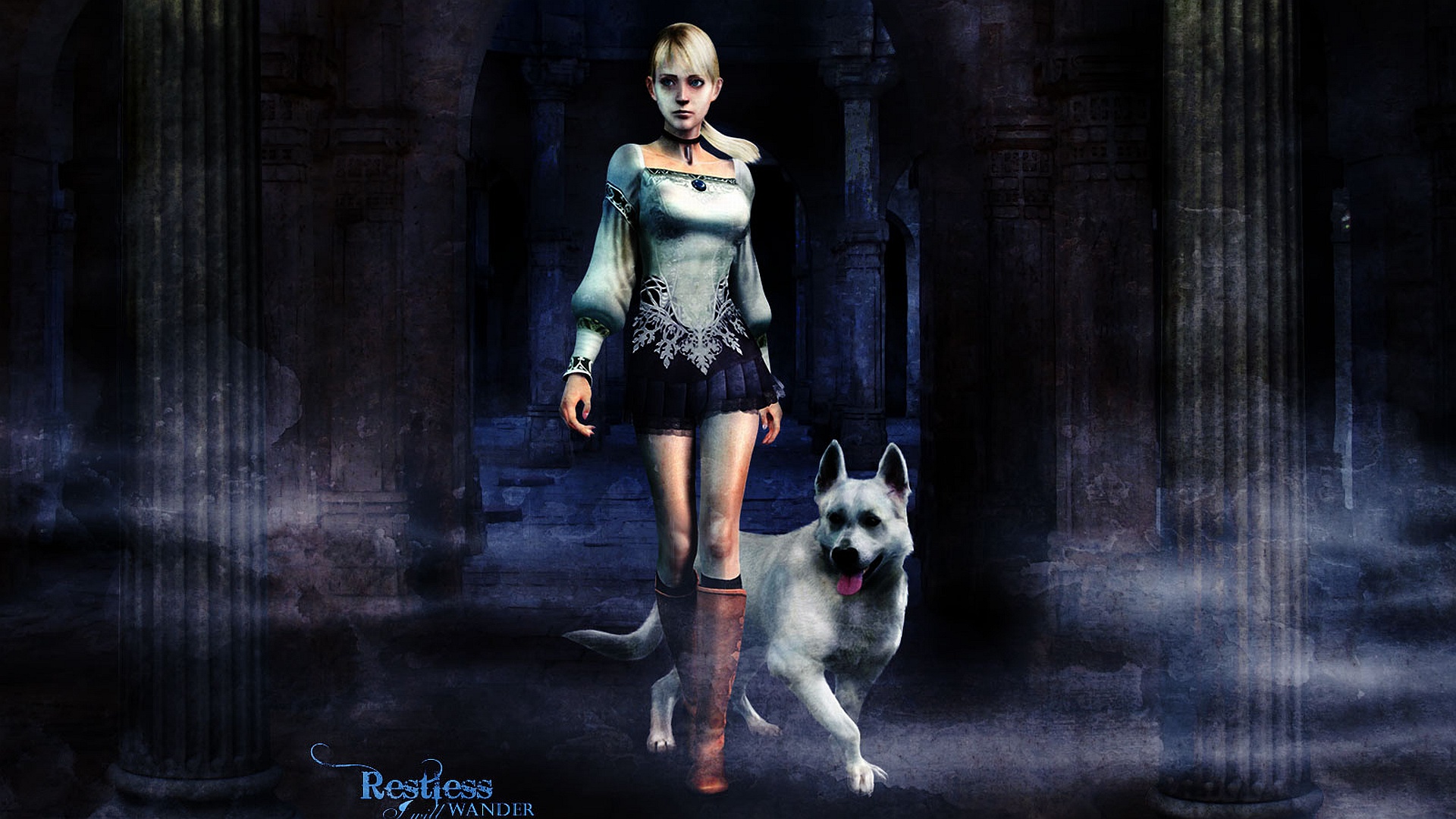 Хоррор игра про девушку. Haunting ground Фиона Белли. Haunting ground ps2. Haunting ground игра. Hunting ground игра ps2.