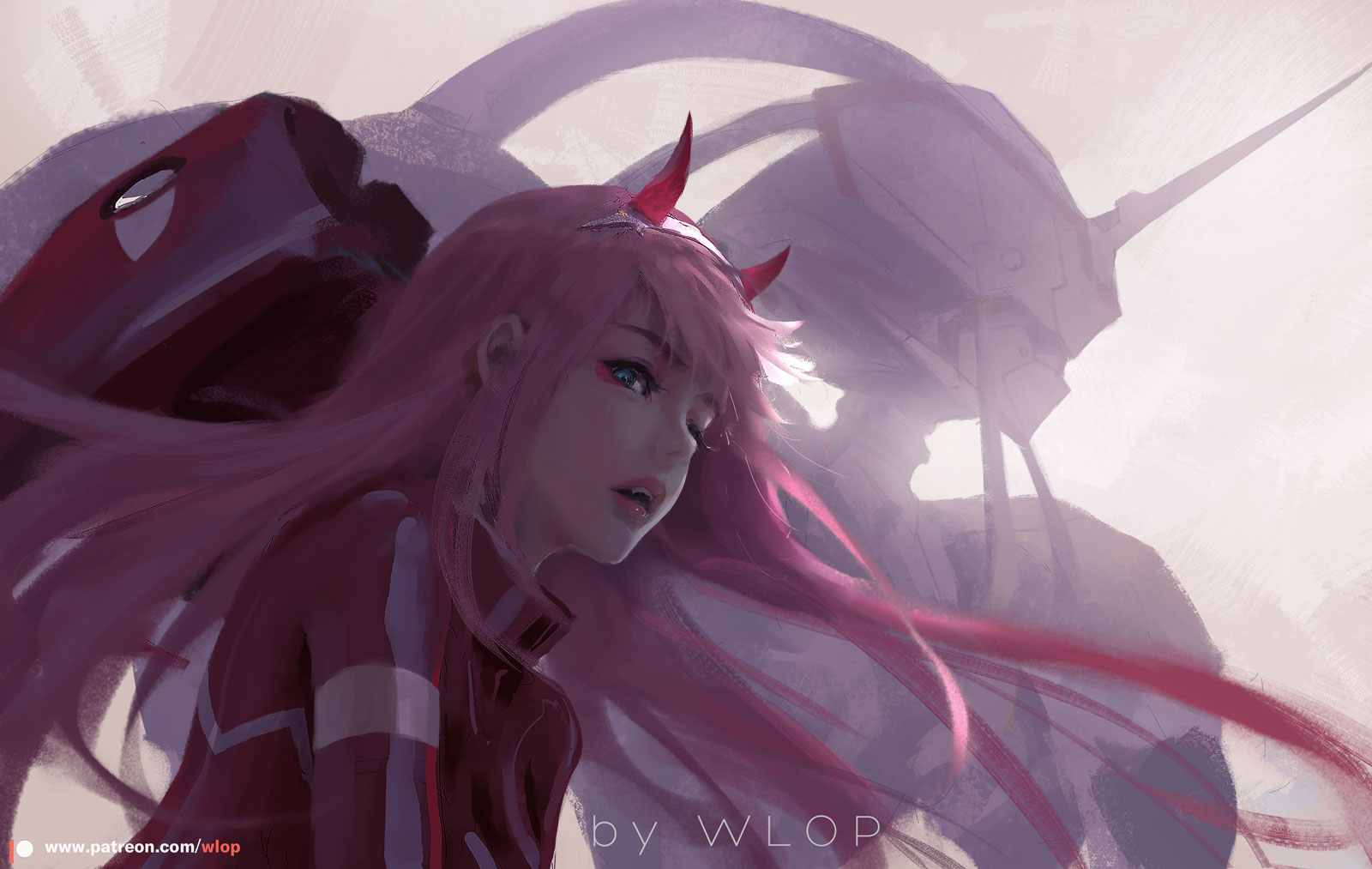 Darling in the FranXX Picture by Wang Ling