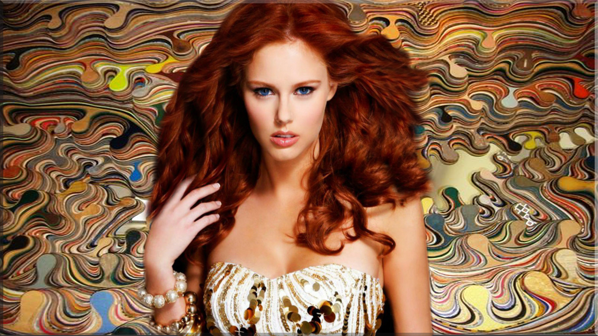 Beautiful Redhead by Gloria Williams