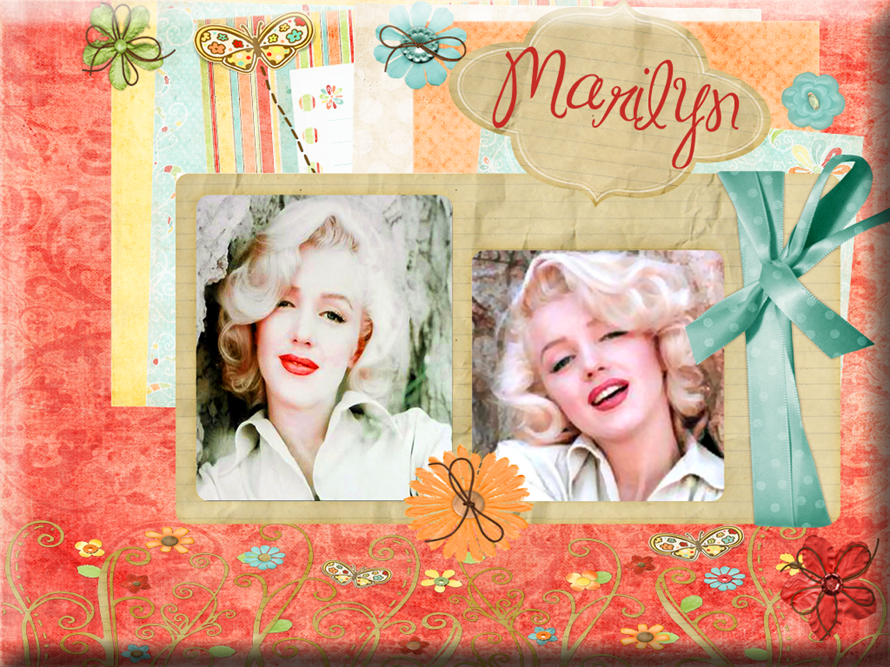 Marilyn Monroe Scrap Style by RedHeadsRule