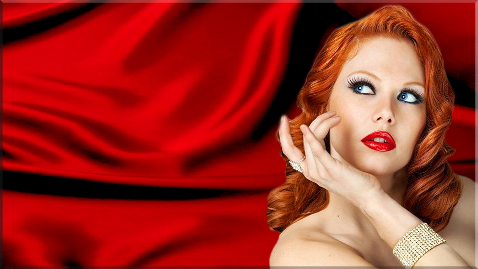 Red Satin Redhead By Redheadsrule Image Abyss