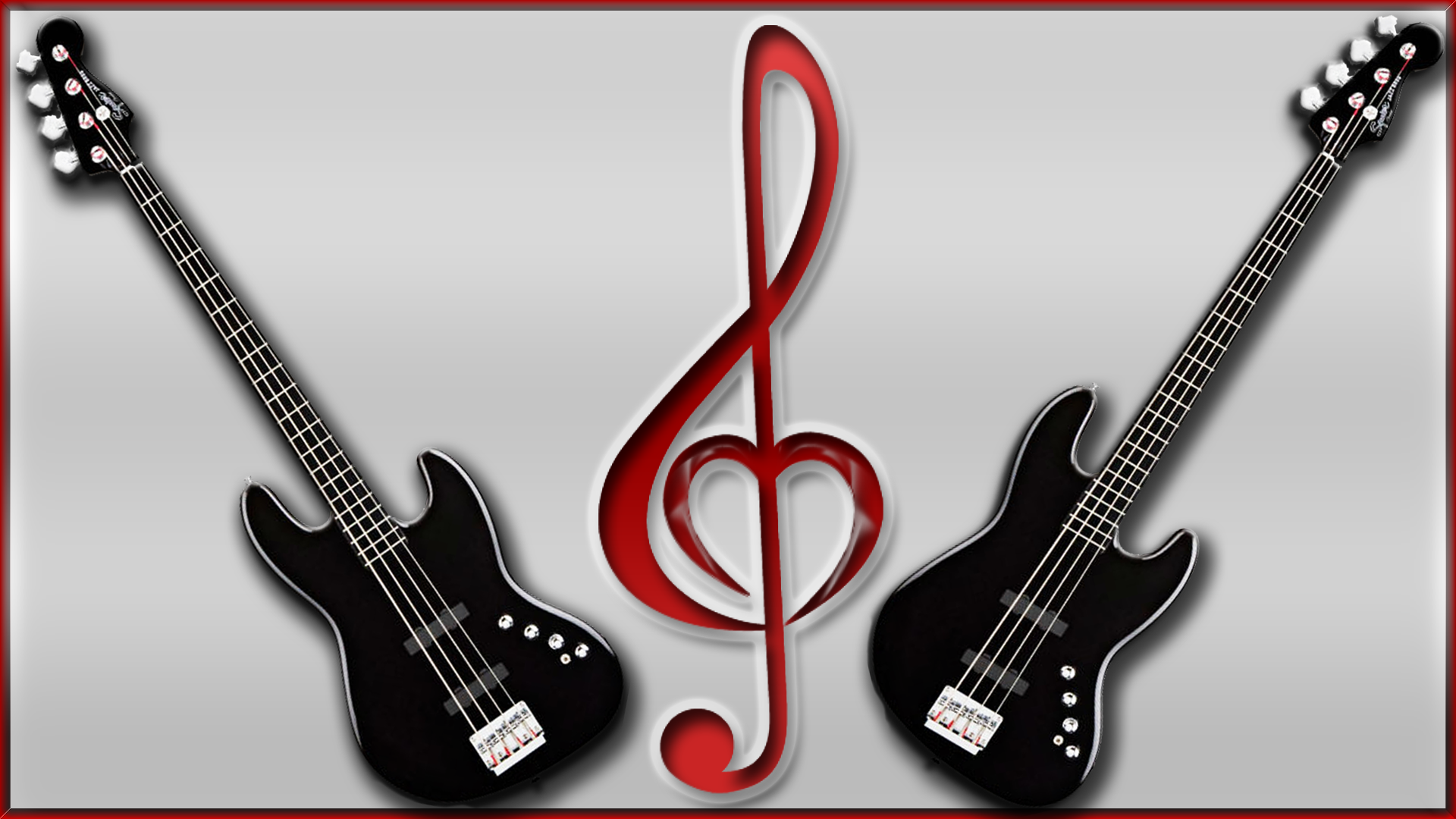  Black Fender Bass Guitar