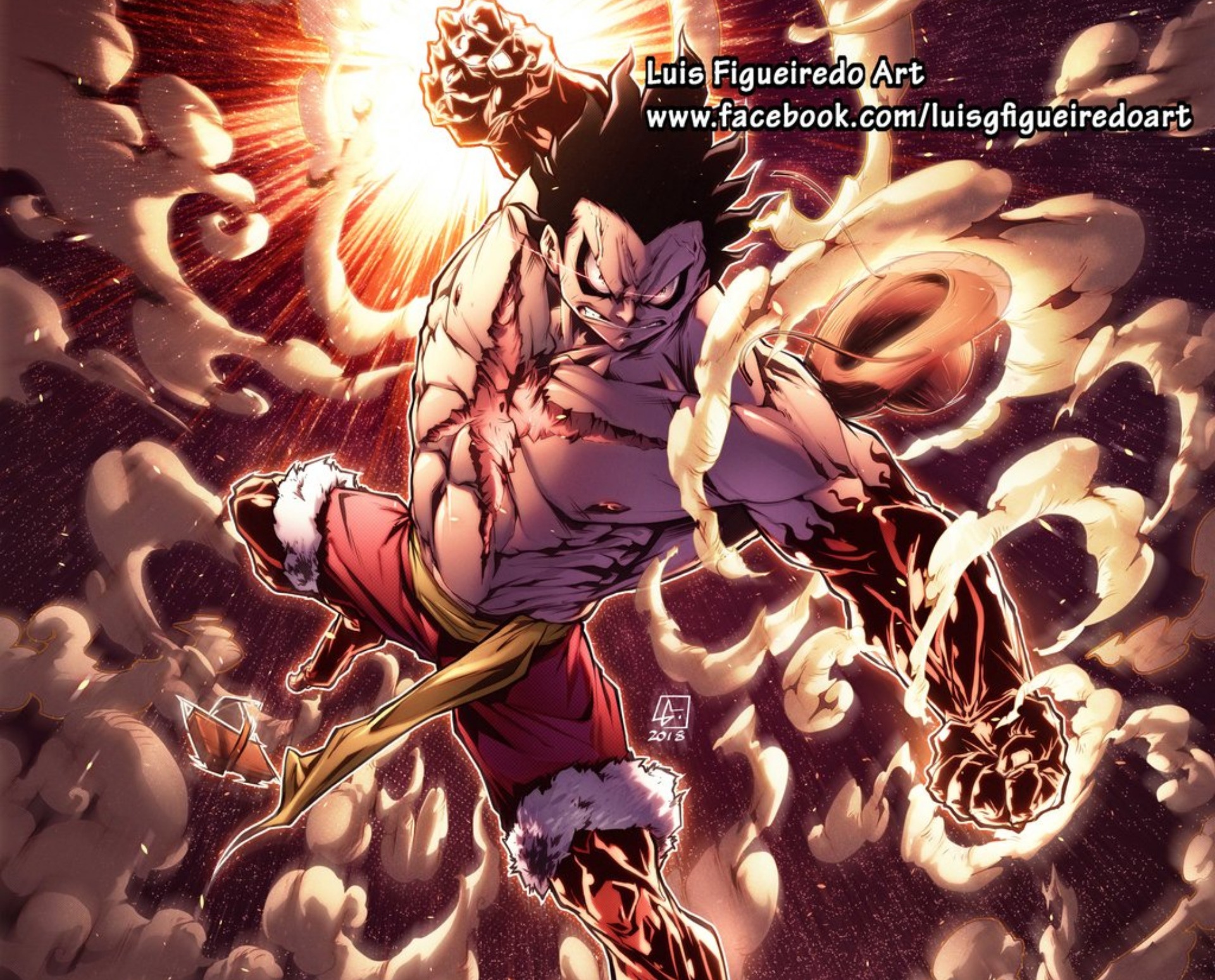 LUFFY GEAR 4 SNAKEMAN from One - Luis Figueiredo Art