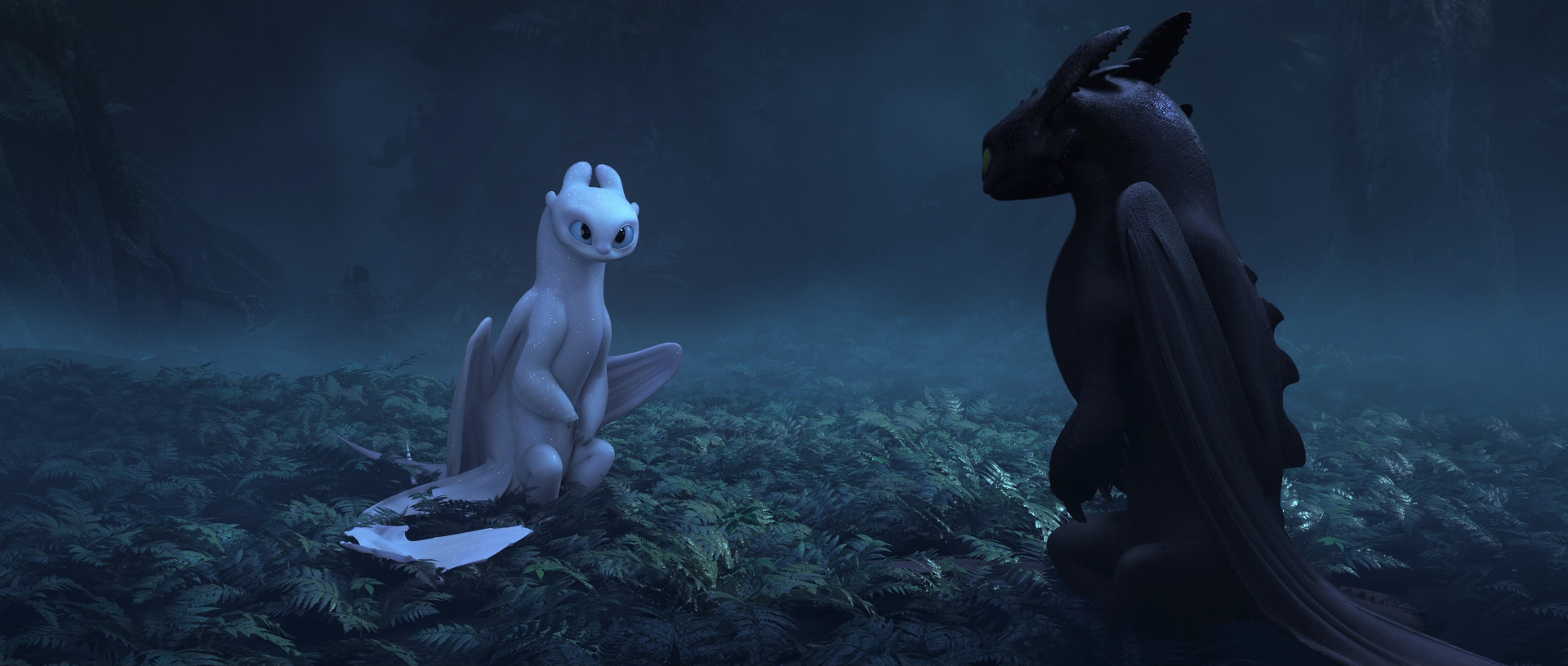 White Night Fury Toothless (How to Train Your Dragon) movie How to Train Your Dragon: The Hidden World Image