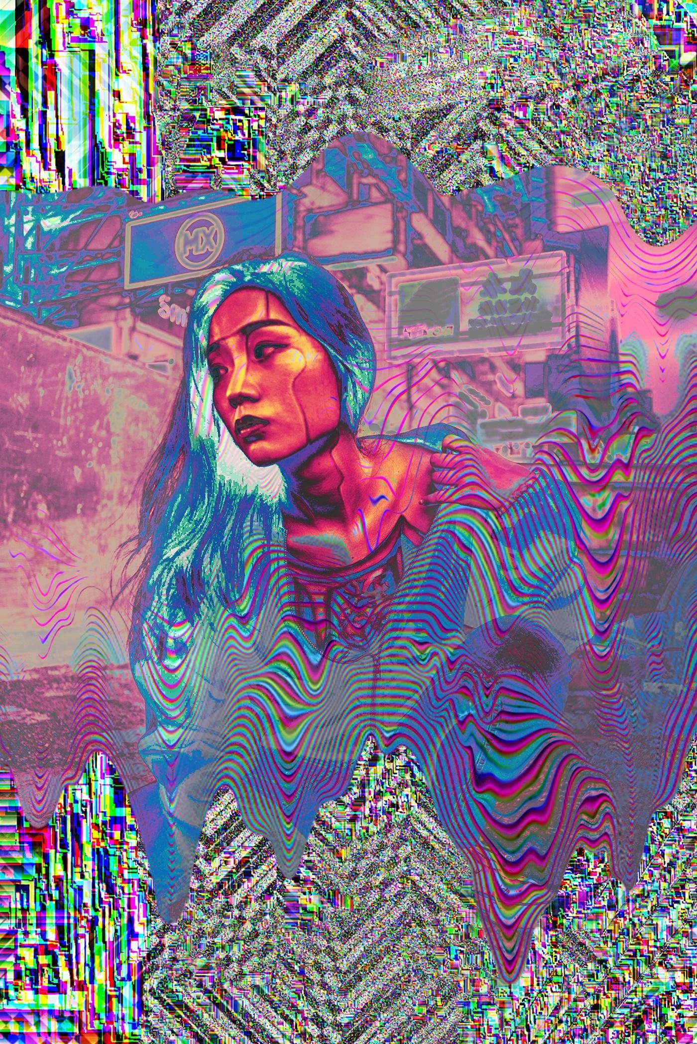 artistic glitch Image