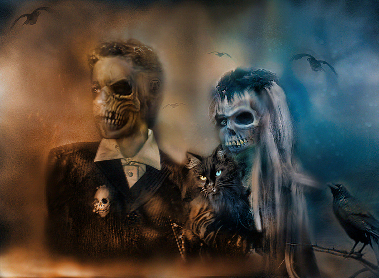 day of the dead by la_wallpapers