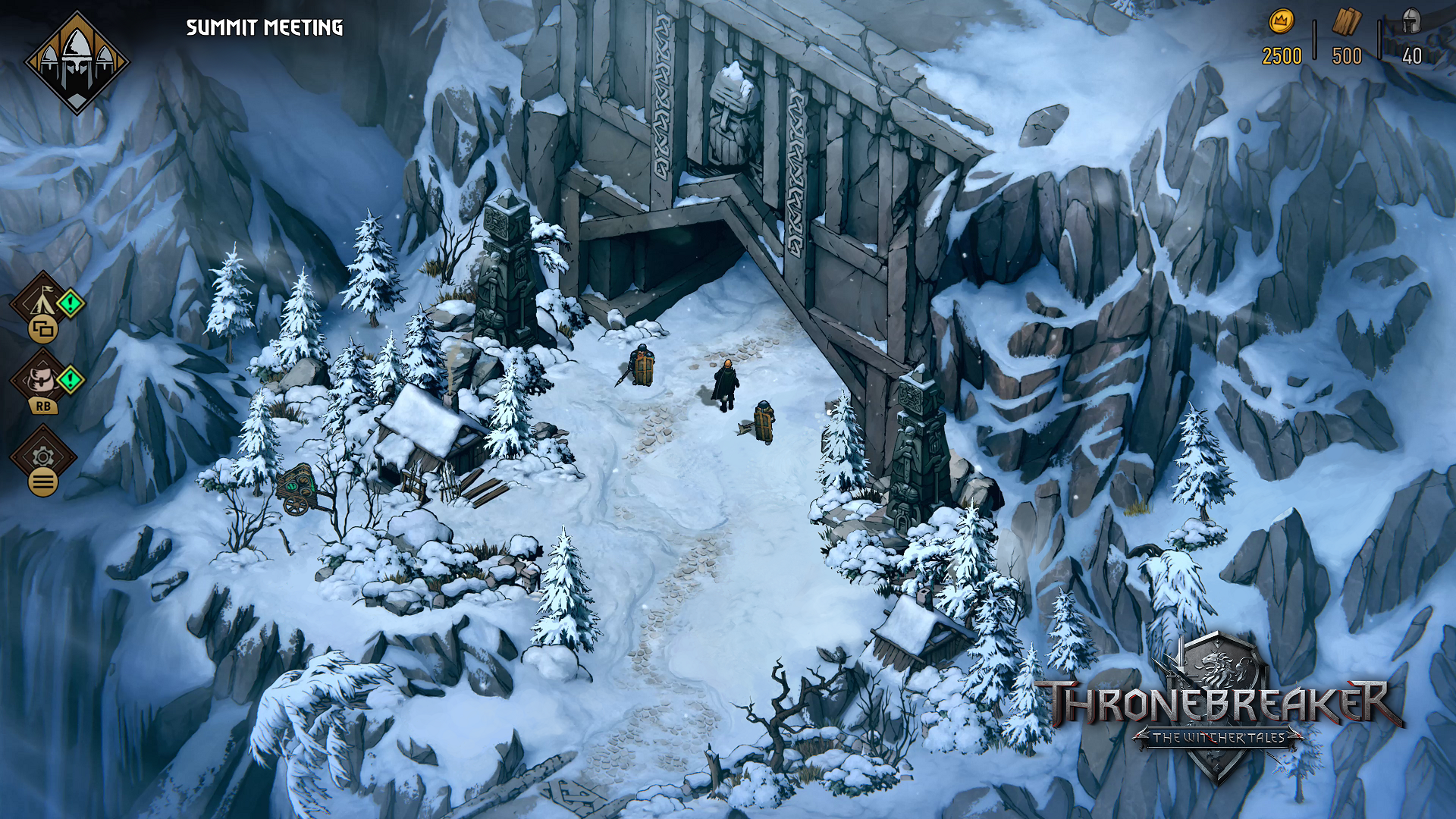 video game Thronebreaker: The Witcher Tales fantasy winter snow fantasy winter Image