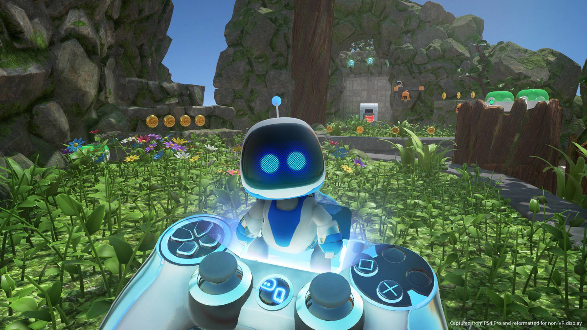 video game Astro Bot Rescue Mission controller nature adventure Image
