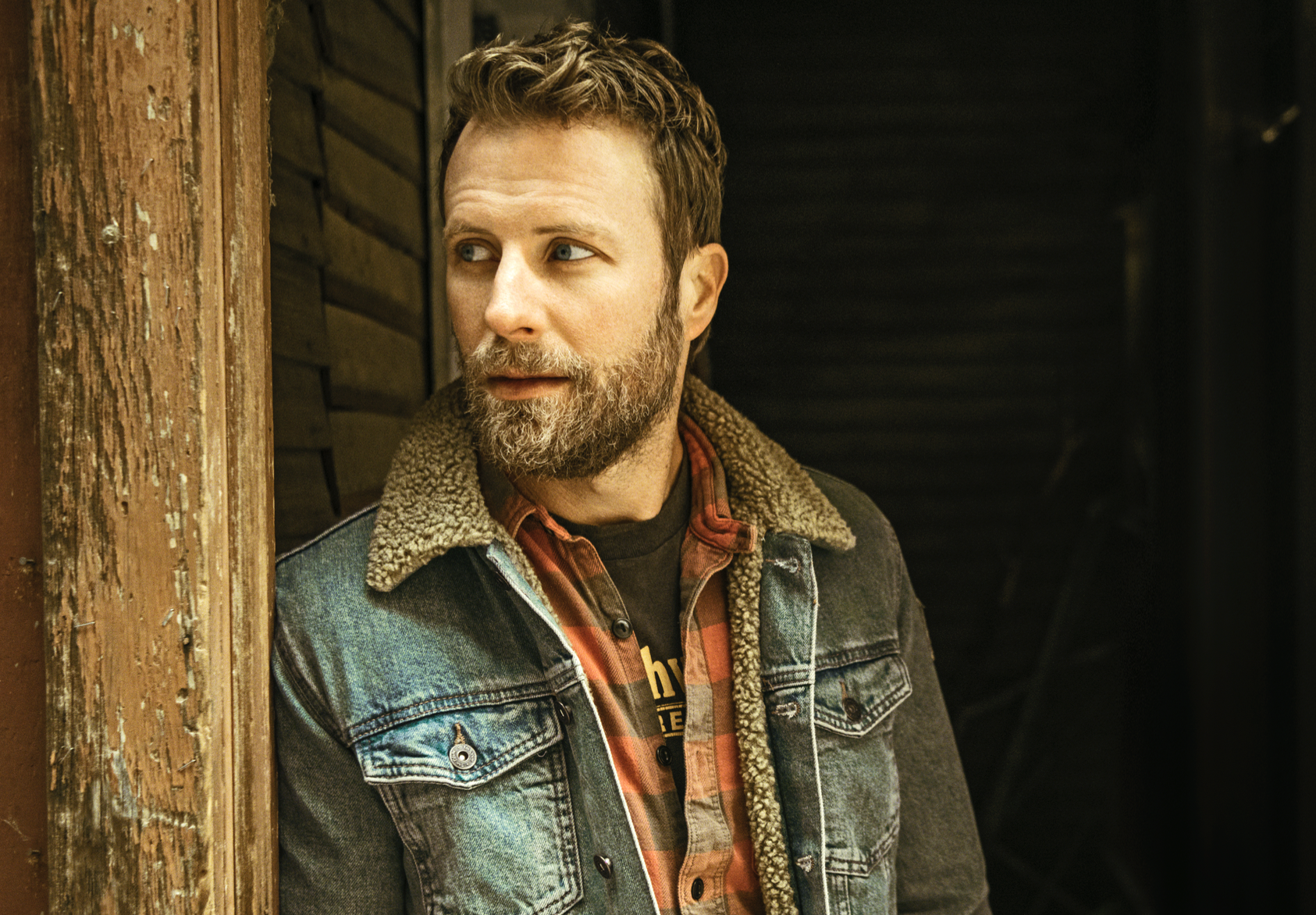 music Dierks Bentley portrait man denim jacket Image