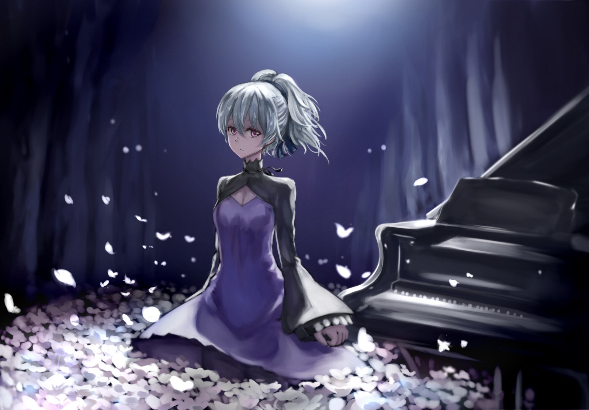 Download Piano Yin (Darker Than Black) Anime Darker Than Black Image