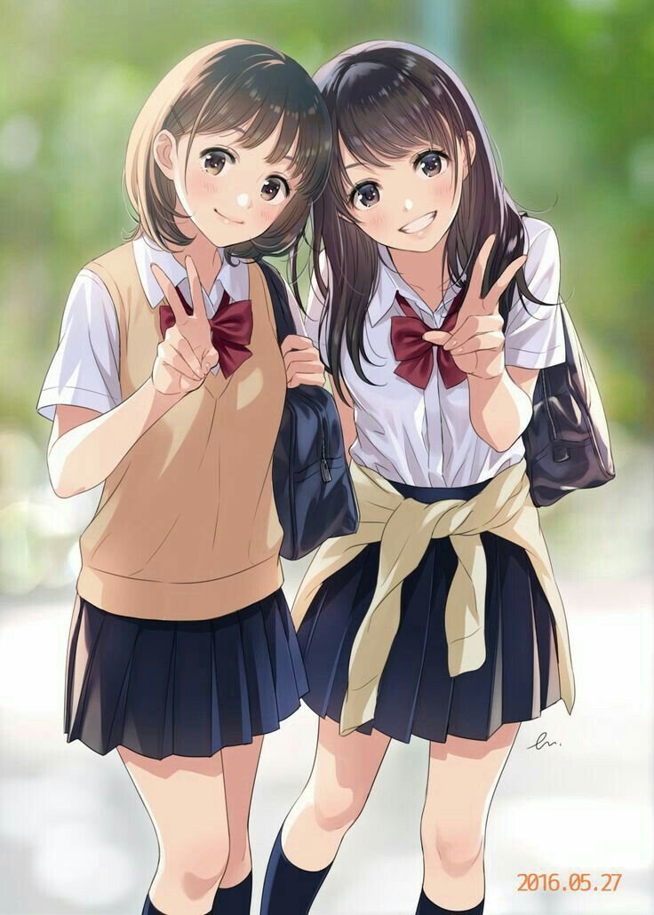 schoolgirl Anime Original Image