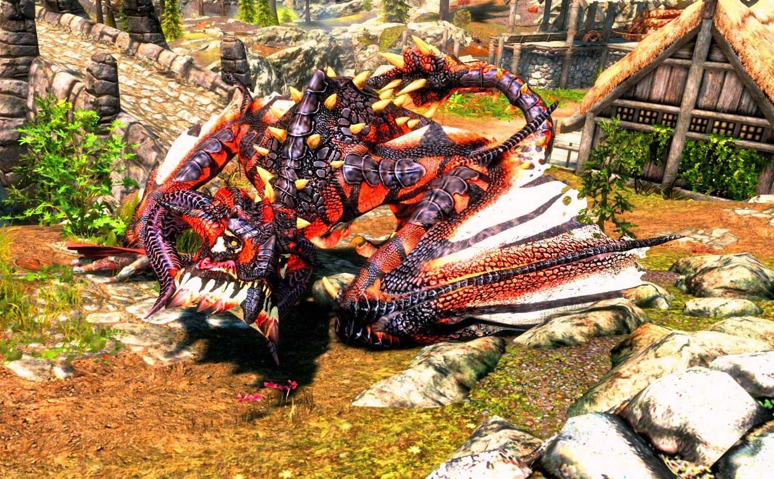 dragon The Elder Scrolls V: Skyrim video game Image