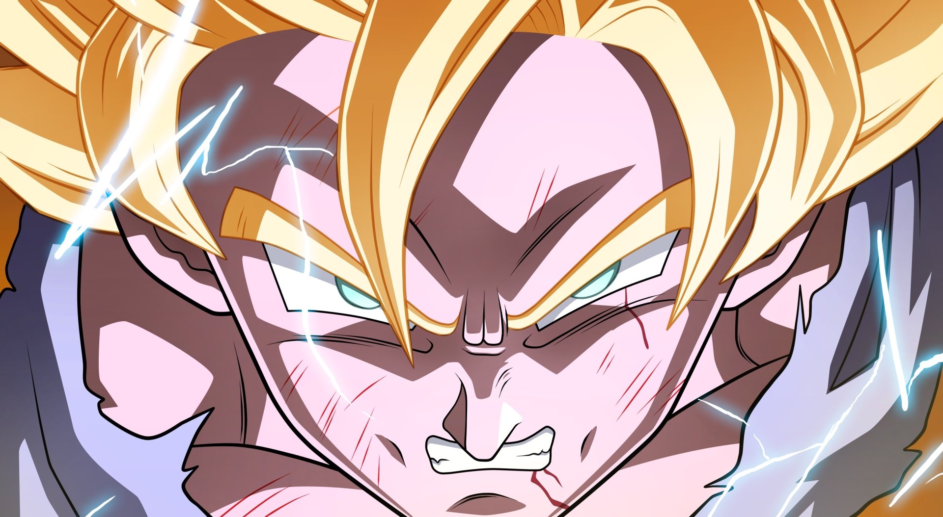 Download Super Saiyan 2 Goku Anime Dragon Ball Z Image