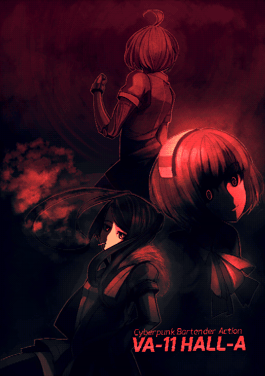 video game VA-11 Hall-A: Cyberpunk Bartender Action Image