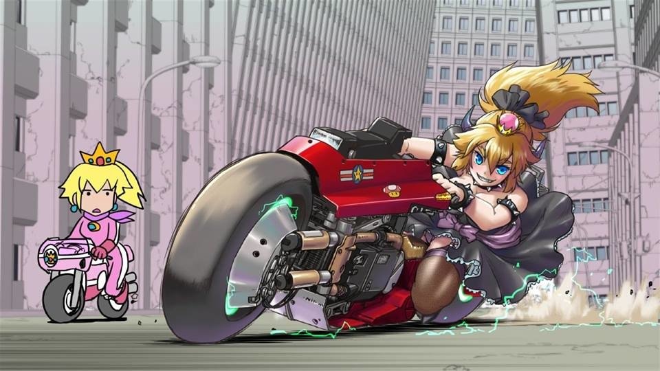 Princess Peach video game Bowsette Image