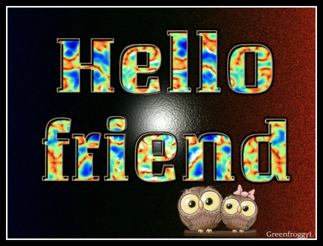 HELLO by GREENFROGGY1