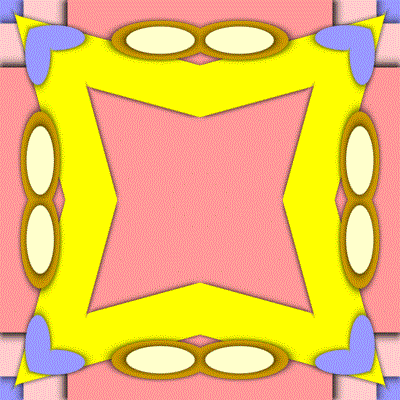 Geometric abstract shape #14 by Mimosa