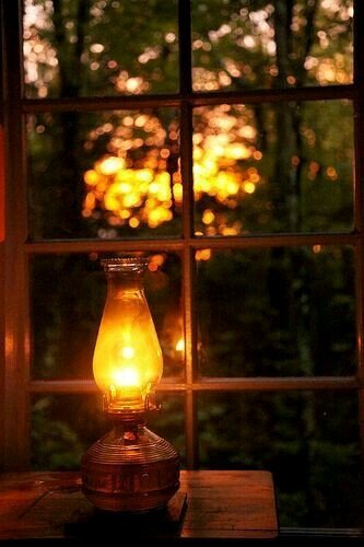 man made lamp Image