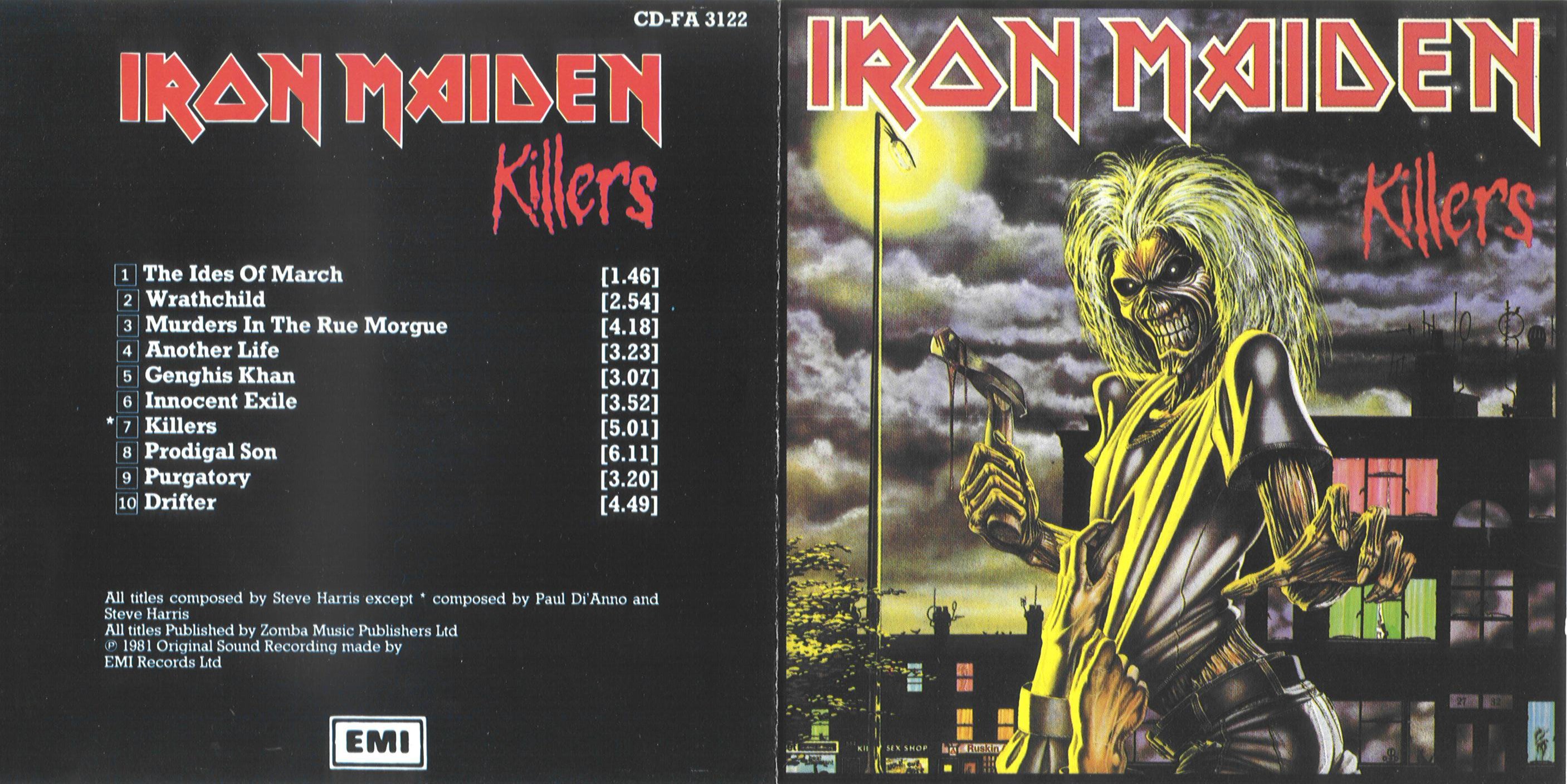 Killers обложка. Iron Maiden Killers обложка. Группа Iron Maiden 1981. Обложка альбома 1981 Iron Maiden. 1981 - Killers.