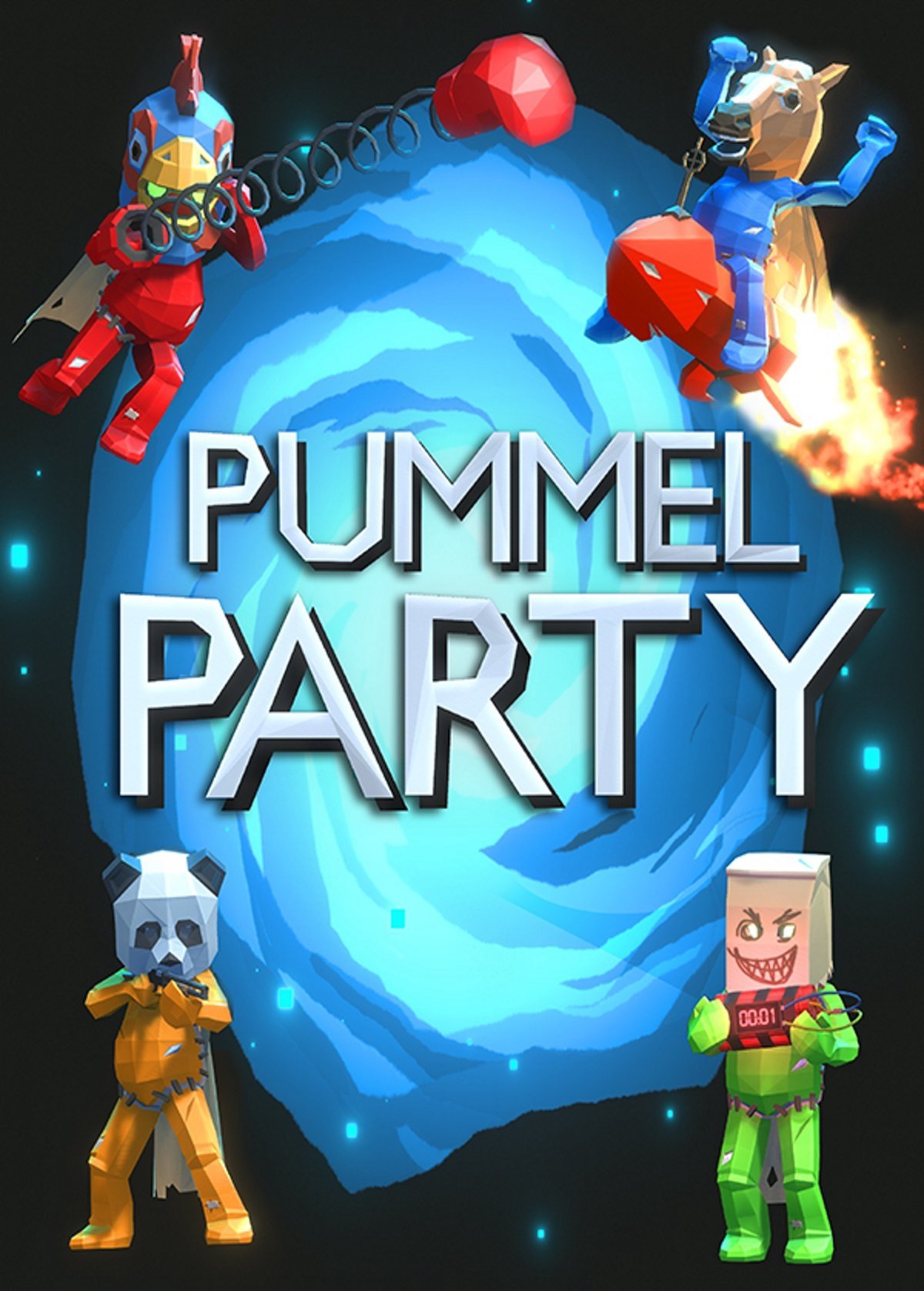 video game Pummel Party colorful characters Party Game Image