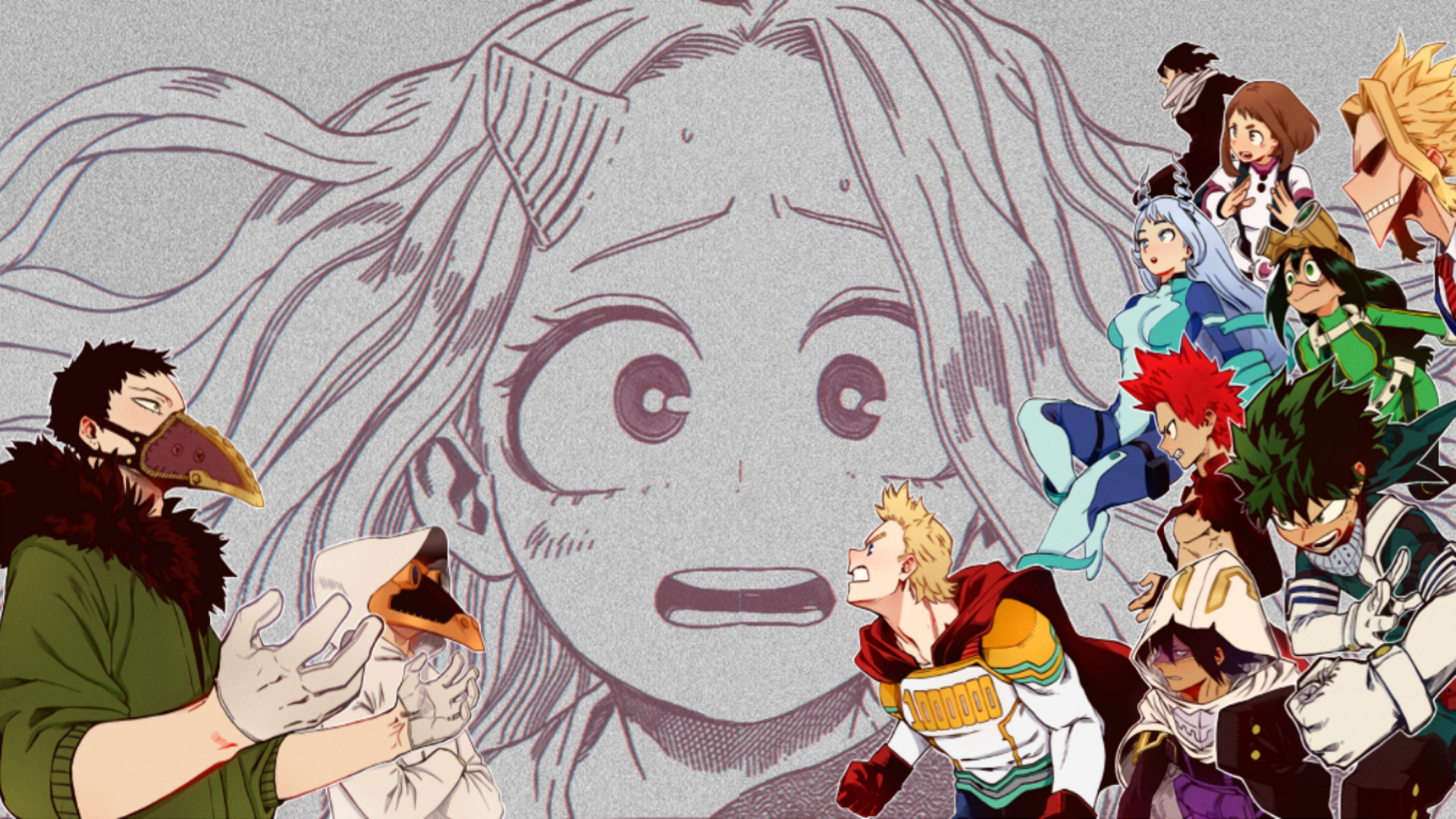 Mirio Togata Izuku Midoriya Kai Chisaki Nejire Hado Tamaki Amajiki Anime My Hero Academia Image