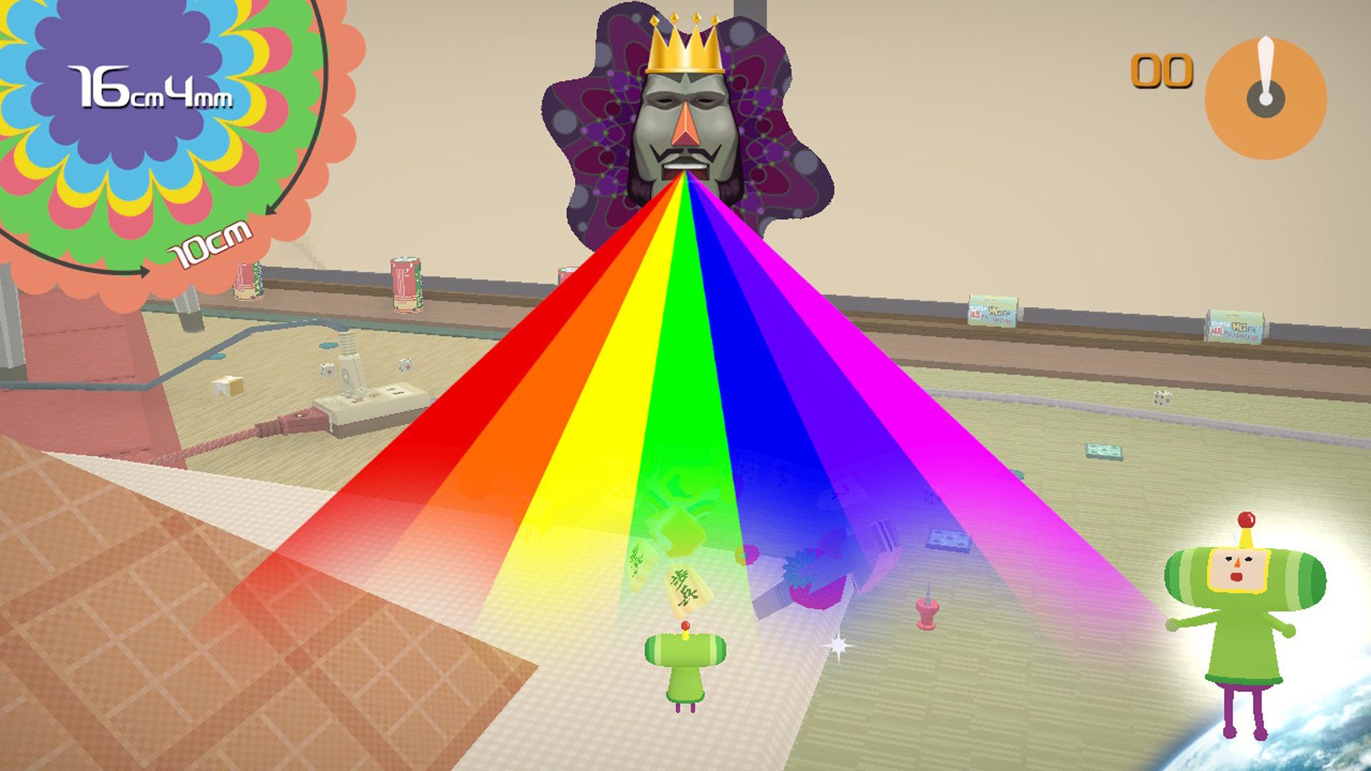 video game Katamari Damacy Reroll colorful fantasy rainbow Image