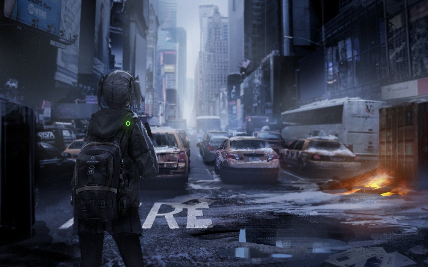 Download Anime Post Apocalyptic Image