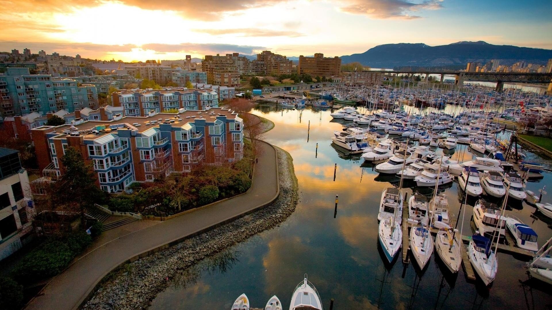 marina building man made harbor Image