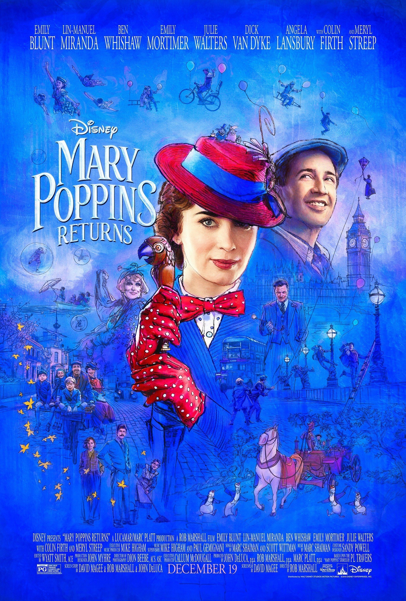 movie Mary Poppins Returns Mary Poppins Disney poster Image