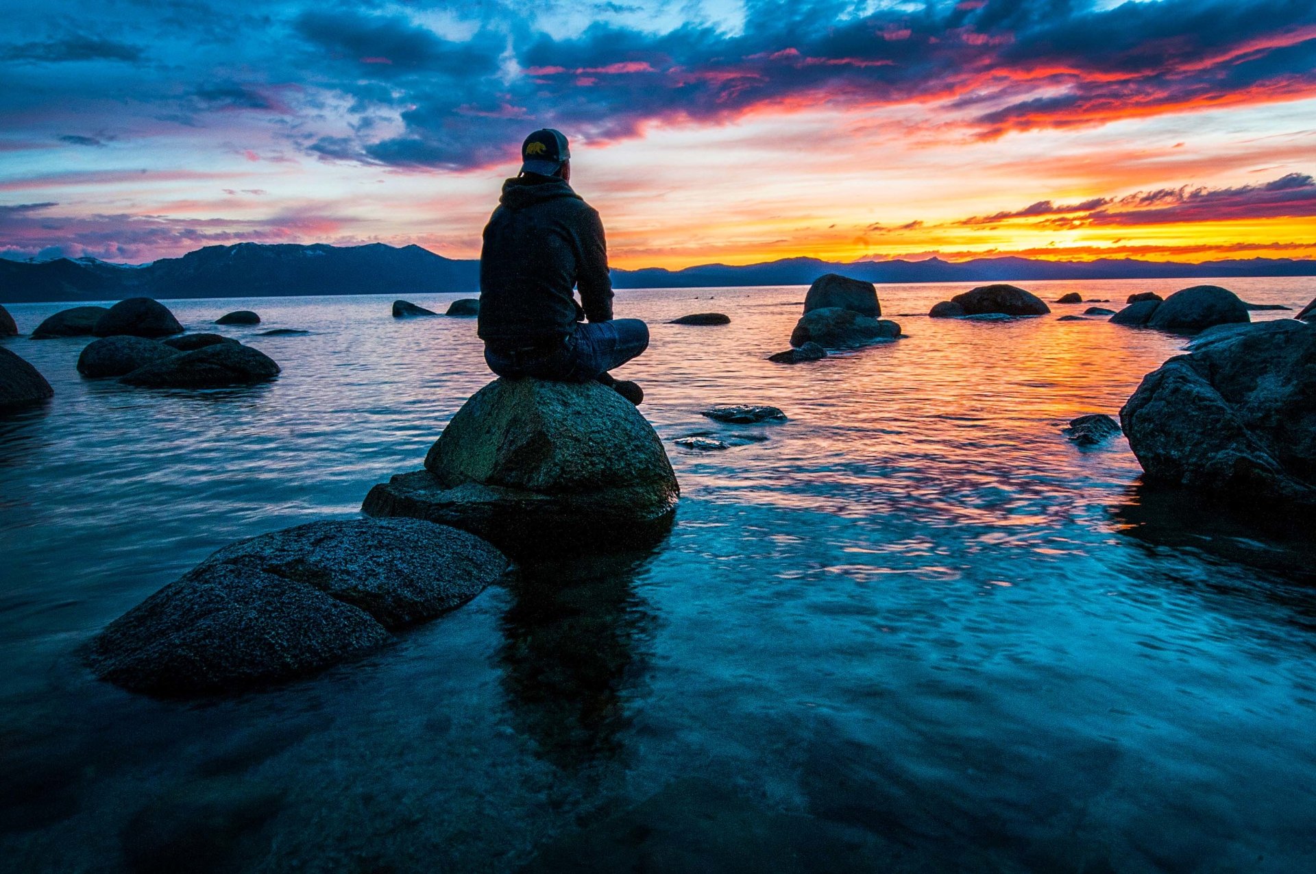 man alone Image