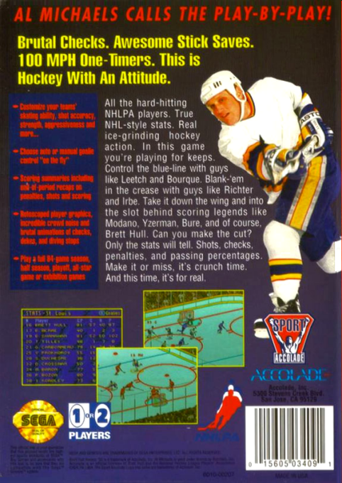 video game Brett Hull Hockey 95 Image