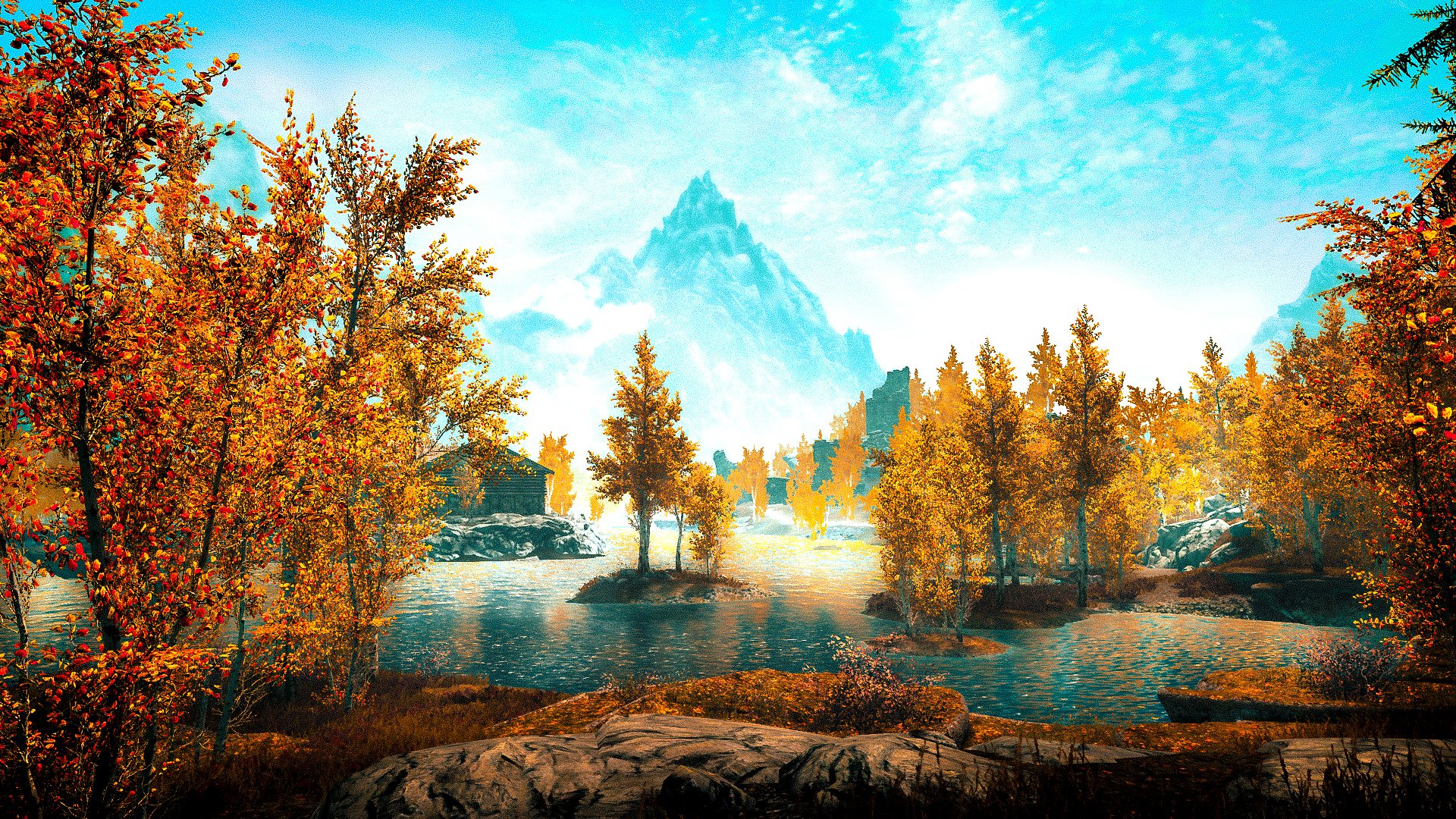 Lake Honrich, formerly known as Lake Honnith Video Game The Elder Scrolls V...