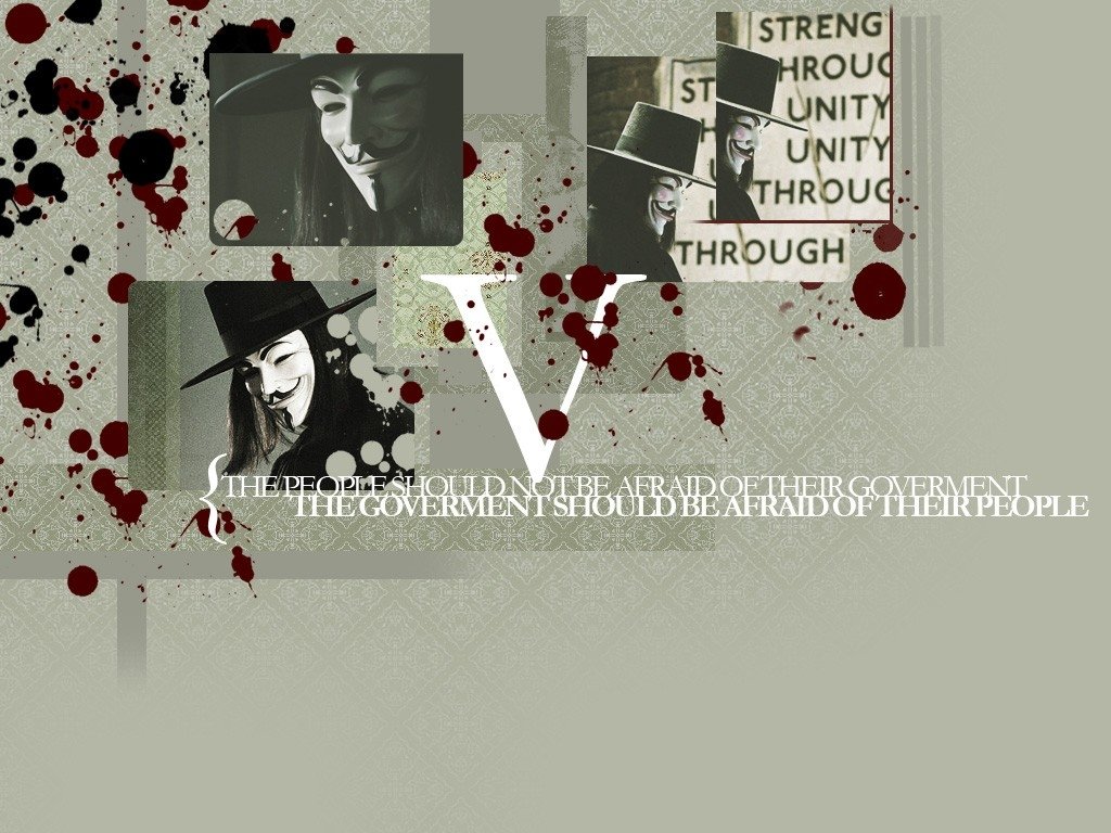 A collage featuring Guy Fawkes in a stylized design inspired by V for Vendetta, with bold text highlighting the theme of government accountability and citizen empowerment.