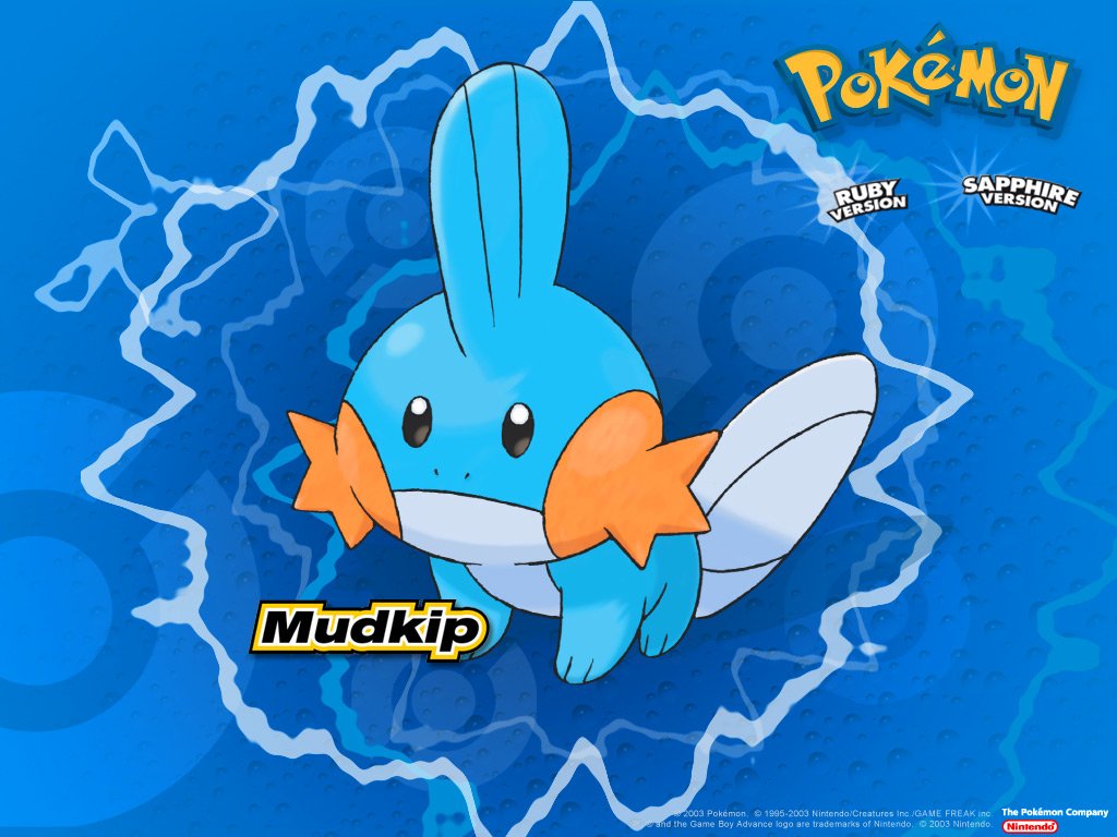 Video Game Pokémon: Ruby, Sapphire, and Emerald Pokémon Mudkip (Pokémon) Im...